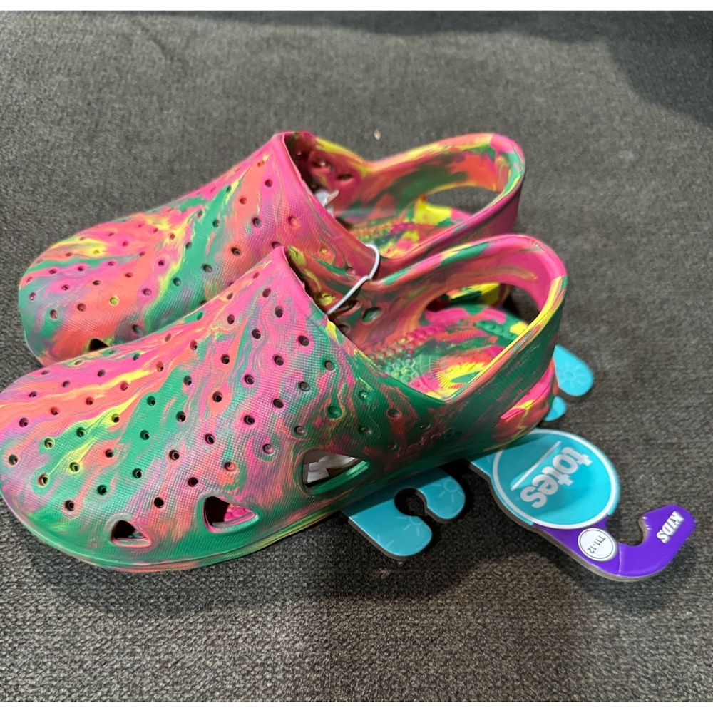 TOTES Splash and play kids clogs size 11-12 - Picture 4 of 7